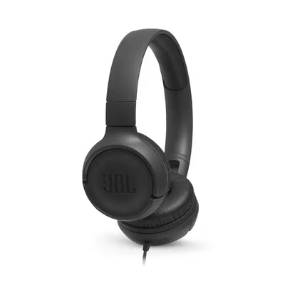 Audífonos Diadema JBL Alámbricos On Ear T500 Negro