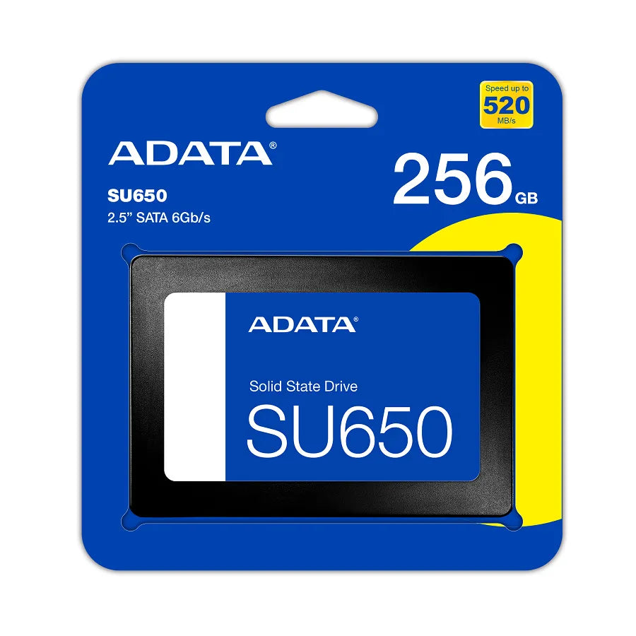 DISCO DURO SOLIDO ADATA SU650 256GB REF: ASU650SS-256GT-R