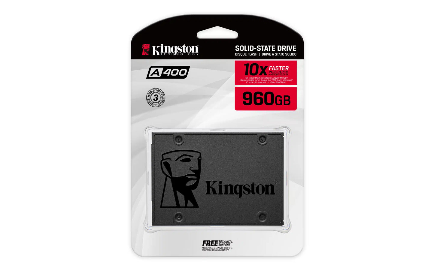 DISCO DURO SOLIDO DE 960GB KINGSTON REF. SA400S37