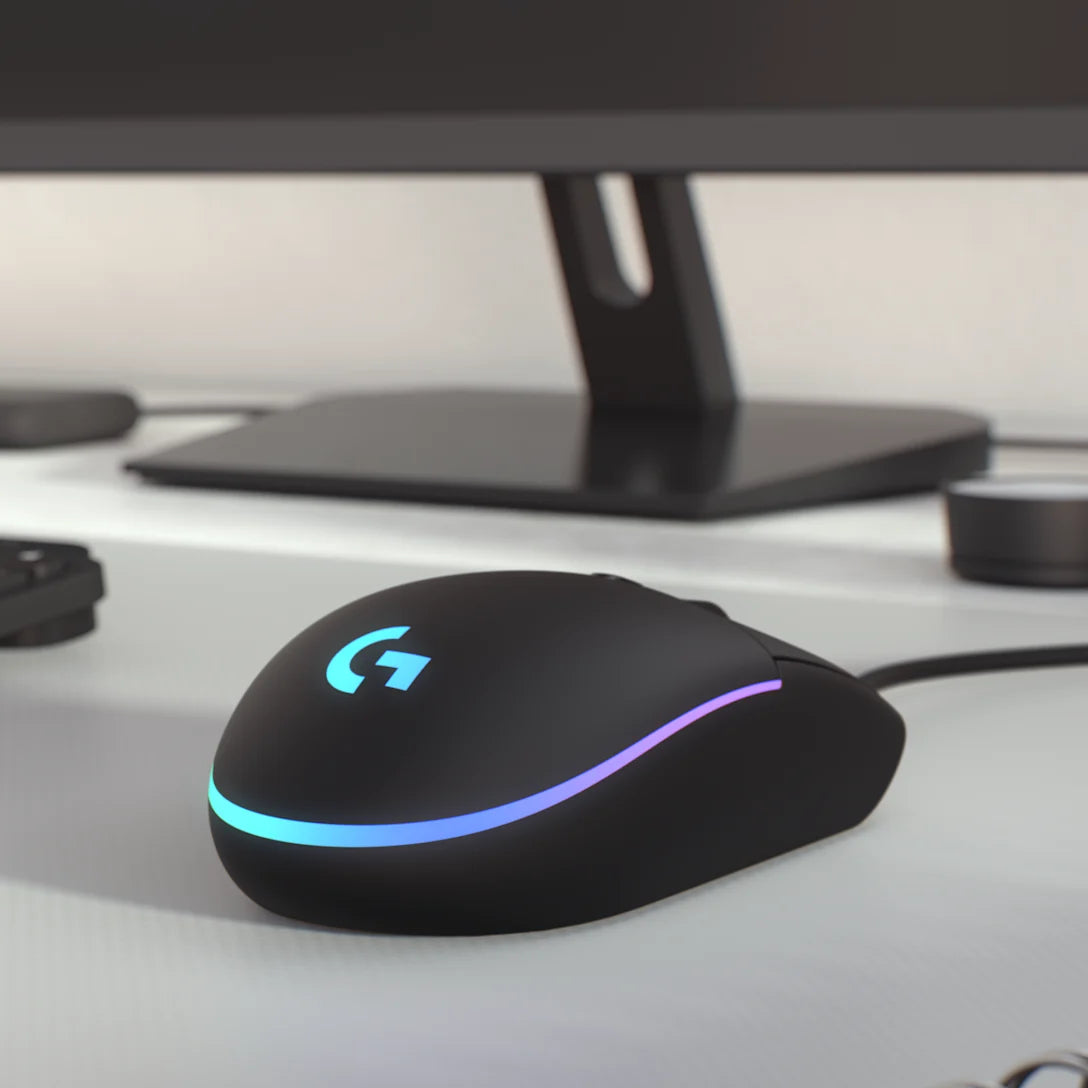 MOUSE GAMING LOGITECH G203 NEGRO LIGHTSYNC