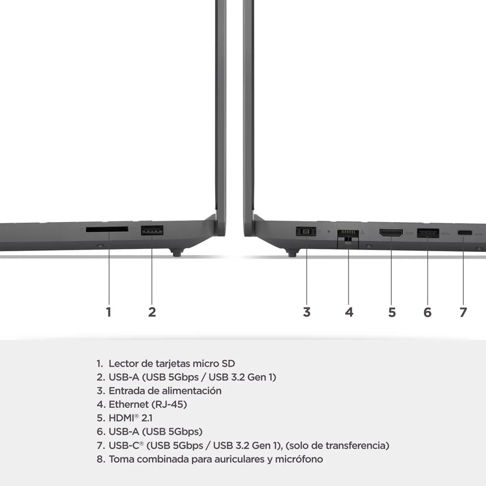 Portátil LENOVO 15IAX9E 83LK0046LM Ci5-12450HX RTX 3050 RAM 8GB 512GB SSD 15,6″ Pulgadas