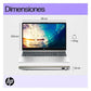 Portátil HP 15-FD1252LA Intel Ultra 5-125H RAM 8GB 512GB SSD 15,6 Pulgadas