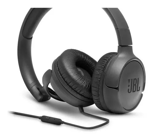 Audífonos Diadema JBL Alámbricos On Ear T500 Negro