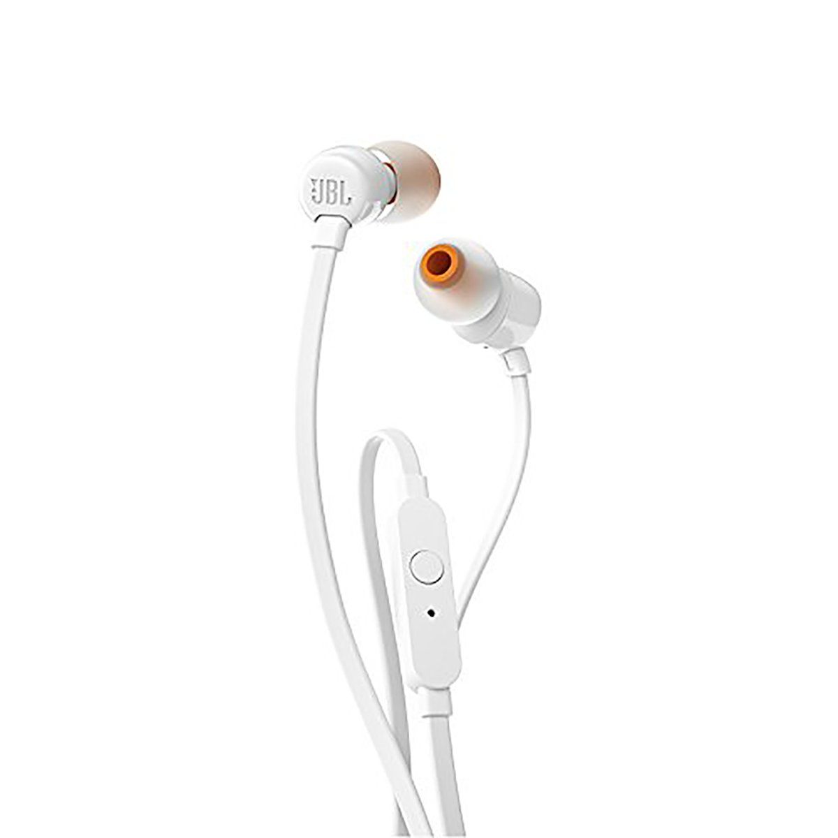 Audífonos JBL T110 Blancos Originales con Micrófono 3.5mm