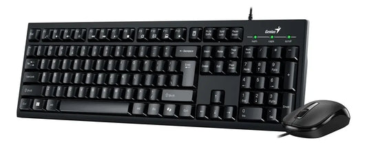COMBO DE TECLADO Y MOUSE GENIUS ALAMBRICO KEYBOARD KM-100SE