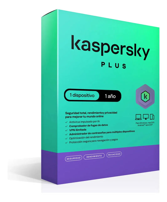 Licencia Kaspersky Antivirus Original 1pc 1año