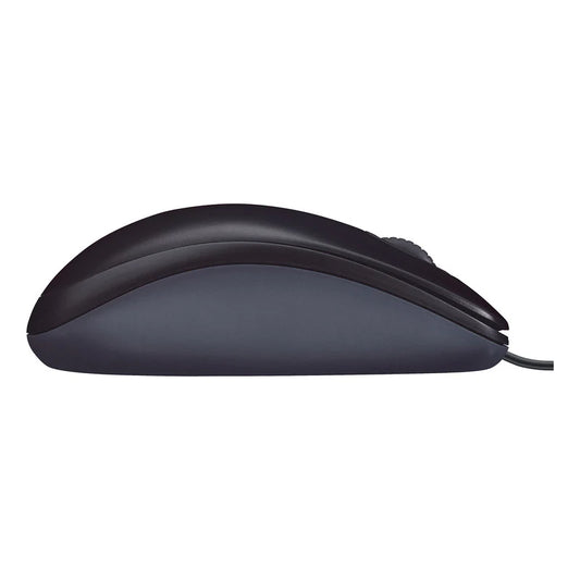 LOGITECH M90 Mouse Óptico Logitech M90 con Cable USB Cómodo Diseño Ambidiestro