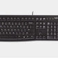 COMBO LOGITECH CABLEADO USB MK120