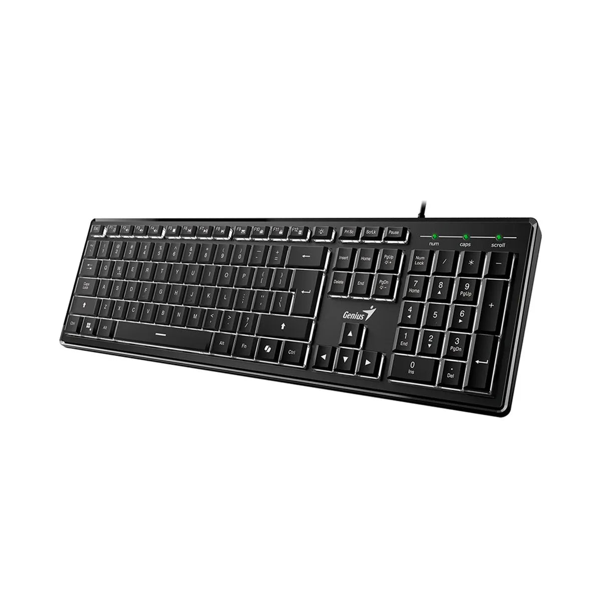 TECLADO GENIUS SLIMSTART 820 DELGADO ILUMINADO