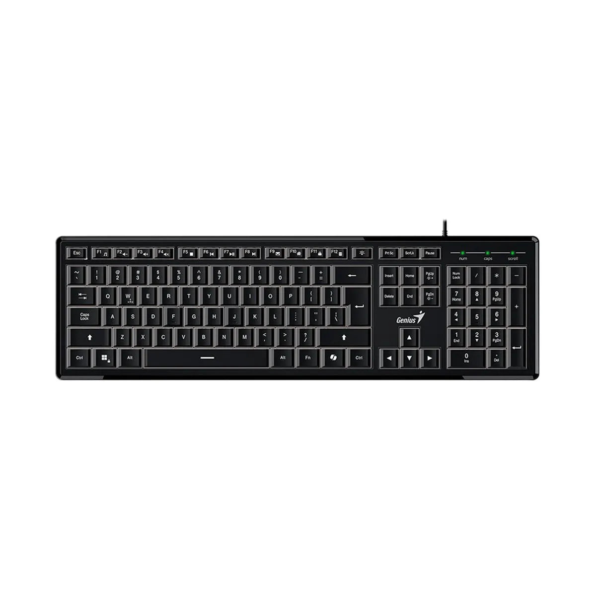 TECLADO GENIUS SLIMSTART 820 DELGADO ILUMINADO