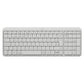 Teclado Inalámbrico Bluetooth Logitech K250 con Diseño Compacto, Blanco