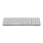 Teclado Inalámbrico Bluetooth Logitech K250 con Diseño Compacto, Blanco