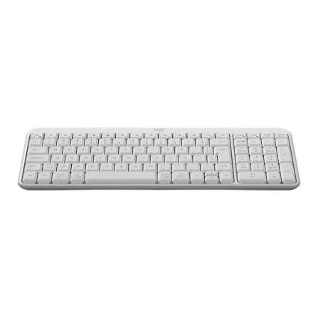 Teclado Inalámbrico Bluetooth Logitech K250 con Diseño Compacto, Blanco