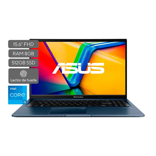 Portátil ASUS Vivobook X1502ZA-EJ2539W Ci5-12500H RAM 8GB 512GB SSD 15,6 Pulgadas