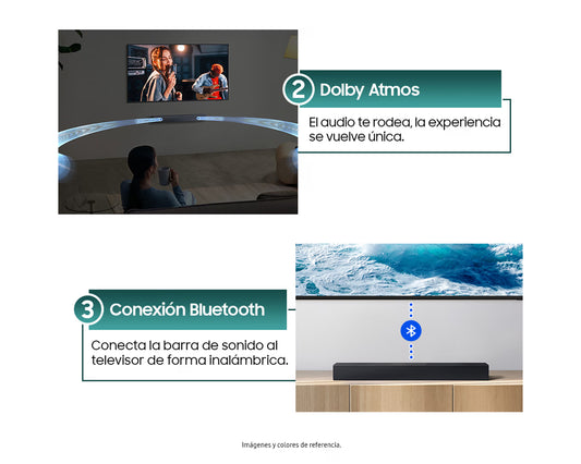 Barra de Sonido SAMSUNG HW-B400F/ZL Negro
