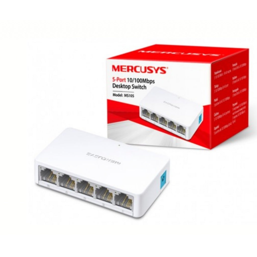 SWITCH DE ESCRITORIO 5 PUERTOS 10/100MBPS MS105 MERCUSYS