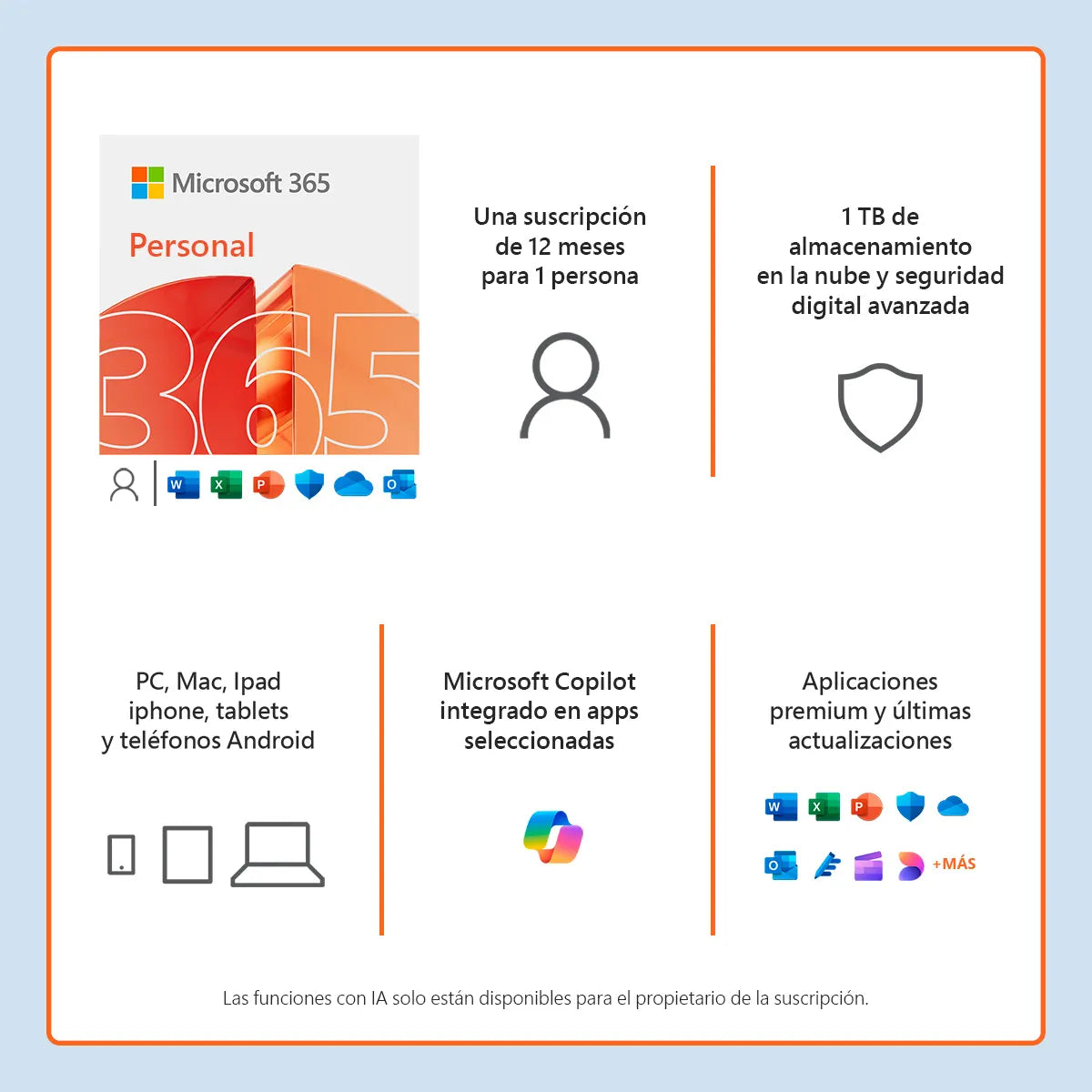 Licencia Microsoft 365 PERSONAL